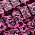 Pink Cheetah Keyboard Theme