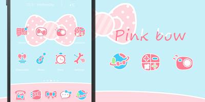 Pink Bow Solo Theme Affiche