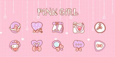 Pink Girl-Solo Theme Affiche