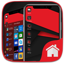 Red Theme For Computer Launcher APK