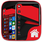 Red Theme For Computer Launcher icon