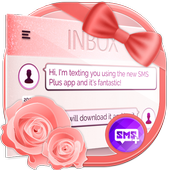 Pink Rose Gold SMS Theme icon
