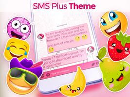 Cute Pink SMS Theme screenshot 2