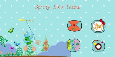 Colorful Spring Theme Affiche