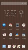 Chocolate Line Theme ภาพหน้าจอ 1