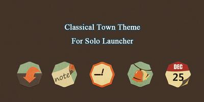 Classical Town Theme Affiche
