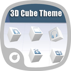 3D Cube Theme Zeichen