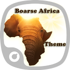Boarse Africa Theme Zeichen