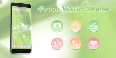 Green Water Theme Affiche