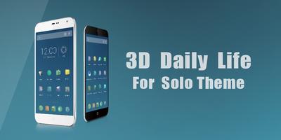 3D Daily Life Theme پوسٹر