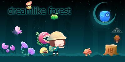 Dreamlike Forest Theme Affiche