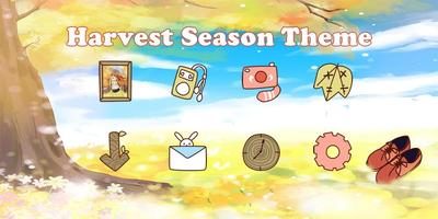 Harvest Season Theme Affiche