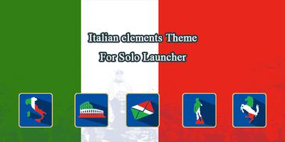 Poster Italian Elements Theme