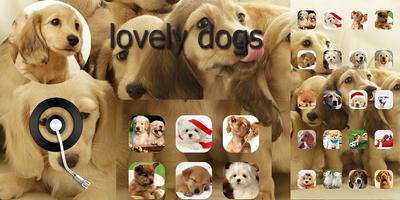 Lovely Dogs Theme Affiche