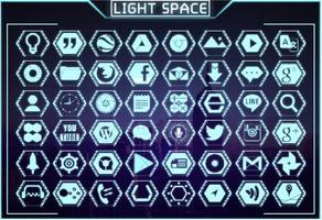 Light Space Theme syot layar 2