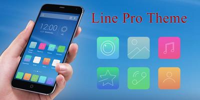Line Pro Theme ポスター