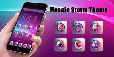 Mosaic Storm Theme Affiche
