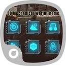 3D Mechanical World Theme APK