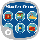 Miss Fat Theme أيقونة