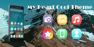 My Heart Cool Theme Affiche