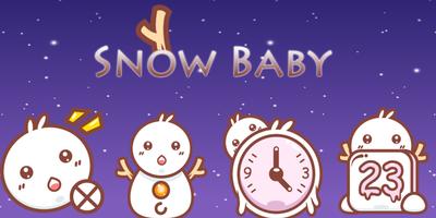 Poster Snow Baby Theme