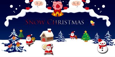 Snow Christmas Theme poster
