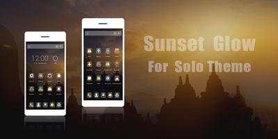 Sunset Glow Theme plakat