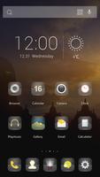 Sunset Glow Theme syot layar 1