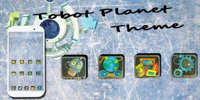 Robot Planet Theme Affiche