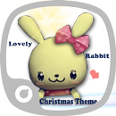 Lovely Rabbit Christmas Theme aplikacja