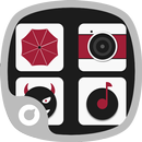 Red Grey Theme APK
