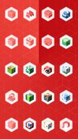 Red Cube Theme capture d'écran 2