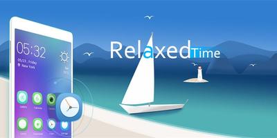 Relaxed Time Theme Affiche