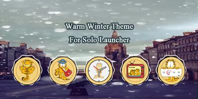 Warm Winter Theme الملصق