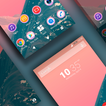 Minimal Pink Xperia Theme