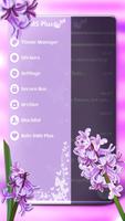 Purple SMS Theme captura de pantalla 1