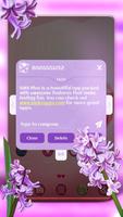 Purple SMS Theme captura de pantalla 3