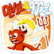 Devil and Angel Stickers