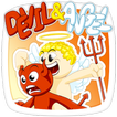 Devil and Angel Sticker Pack for SMS Plus