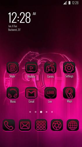 Pink Neon Icon Pack Pour Android Telechargez L Apk
