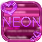 Neon Pink SMS ícone