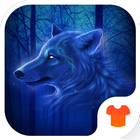 Tema 2018 do lobo azul para Android grátis ícone