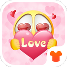 Pink Emoji 2018 - Love Wallpaper Theme আইকন