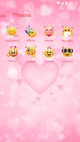 Pink Emoji 2018 - Love Wallpaper Theme স্ক্রিনশট 2