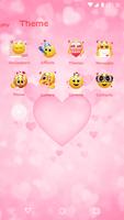 Pink Emoji 2018 - Love Wallpaper Theme capture d'écran 2
