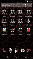 Red Rose Theme - Skull Wallpapers & Icon Pack 스크린샷 1