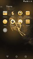 Glitter Golden - Butterfly Theme for Android Screenshot 2