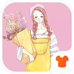 Cartoon Theme - Flower Girl