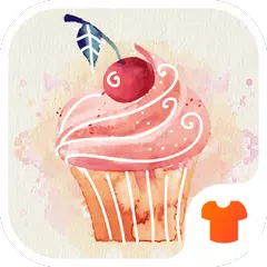 download Cartoon Theme - Sweet Cupcake APK