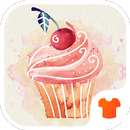 Cartoon Theme - Sweet Cupcake APK